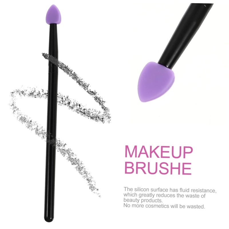 5PCS Silicone Eyeshadow Brush Set Portable Professional Home Makeup Tool - Image 4
