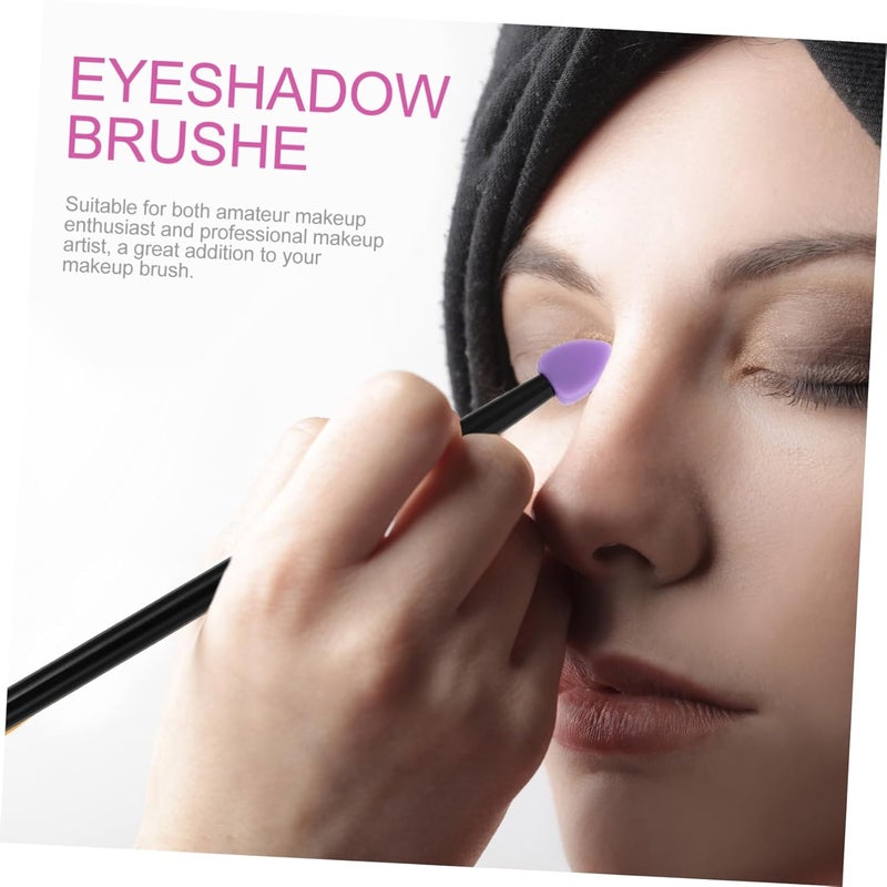 5PCS Silicone Eyeshadow Brush Set Portable Professional Home Makeup Tool - Image 5