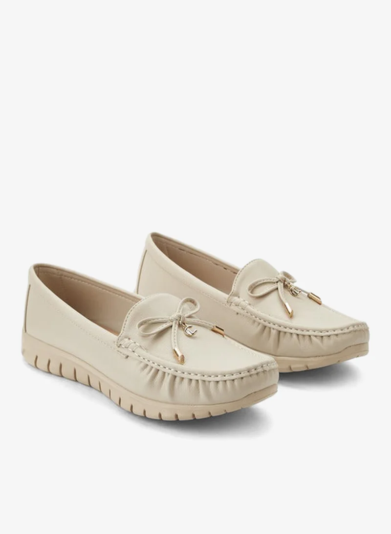 لو كونفورت Women Bow Detail Moccasins
