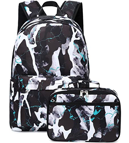 JIANYA Kids Backpack Boys Backpacks for School with Lunch Box Camo Elementary Back Pack Bookbags for Boys - Image 1