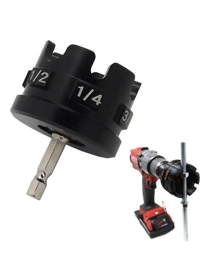 1pc Heavy Duty Hex Shank Nut Extractor Attachment 1 4 3 8 1 2 Threaded Rod Remover Driver Bit Adapter - Image 3