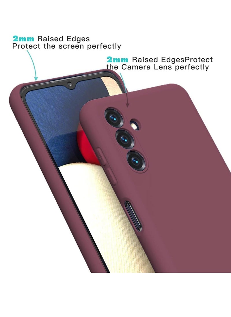 Raxoom Maroon Liquid Soft Silicone Protective Case for Samsung Galaxy A24 4G – Anti-Scratch and Shockproof - Image 2