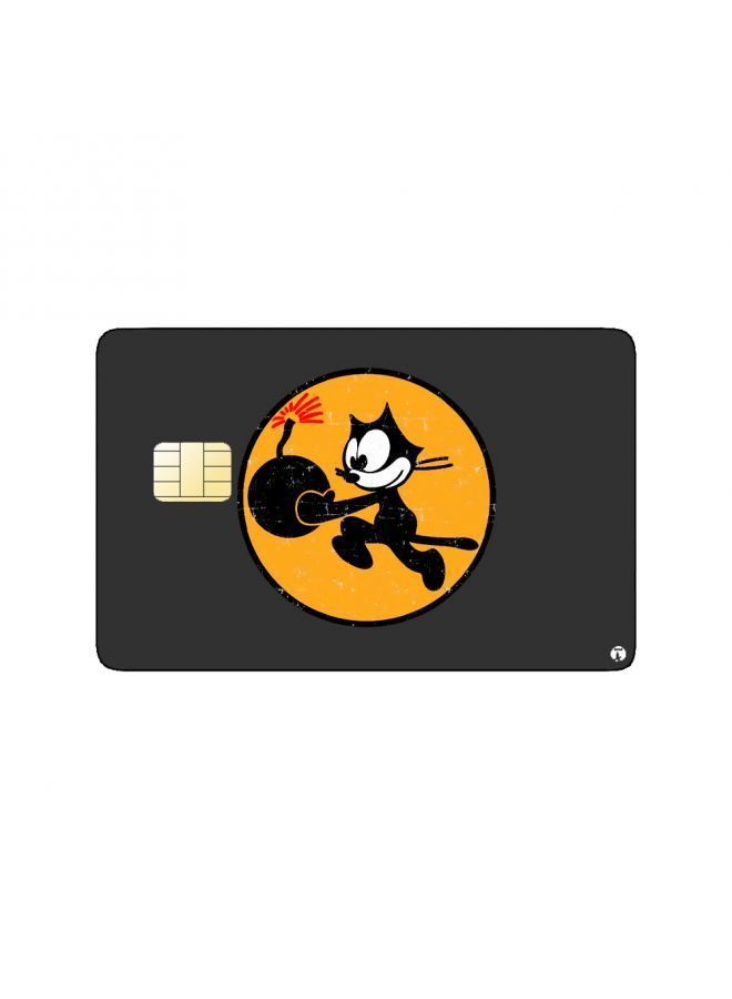 RKN PRINTED BANK CARD STICKER Animation Felix The Cat - Image 1