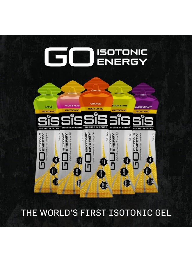 SIS GO Isotonic Energy Gels | 22g Carbohydrates | Low Sugar | Easily Digestible | Gluten Free | No Water Needed | Running Gels | Orange Flavour | 30 Pack - Image 5