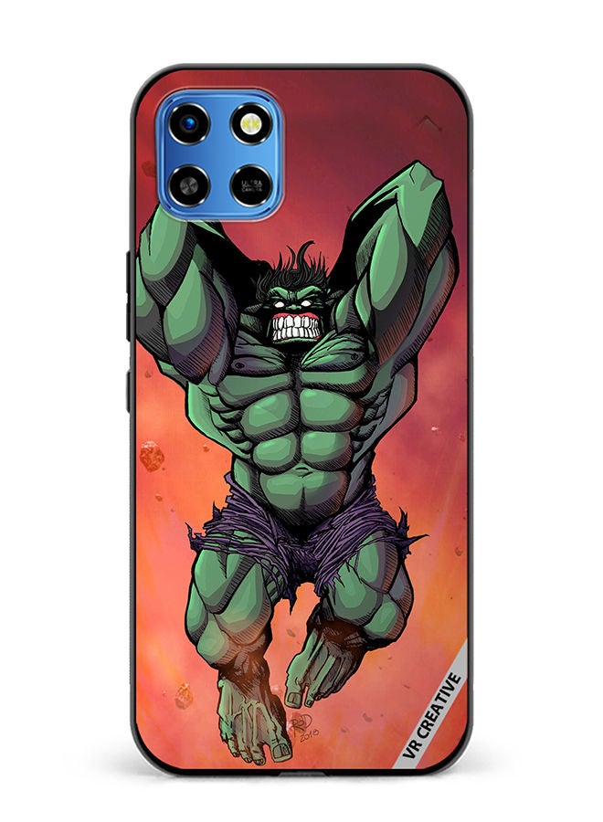 VR CREATIVE Protective Case Cover For Infinix Smart 6 HD Hulk Angry Design Multicolour - Image 1