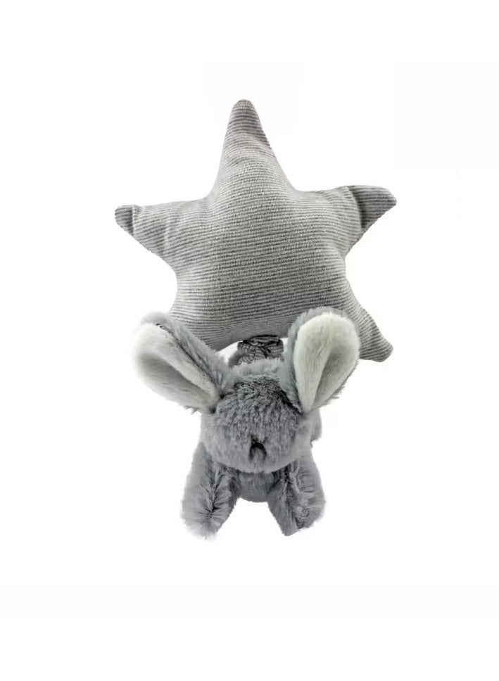 Factory Price Hanging Plush Stuffed Animal Soft Toys With Music- Rabbit - Image 1