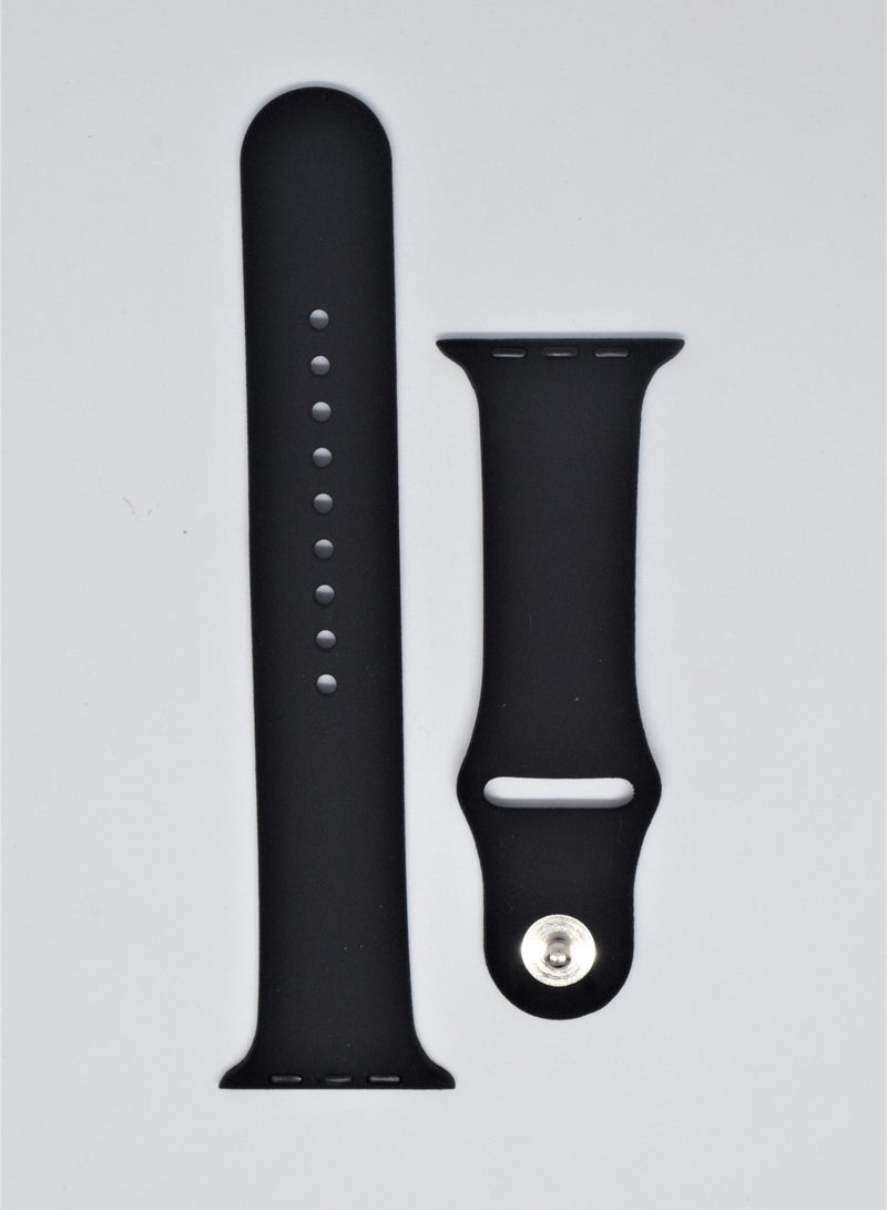 BORTONY Silicone Replacement Watch Band For Apple Series 6/5/4/3 Size 42/44mm - Image 2