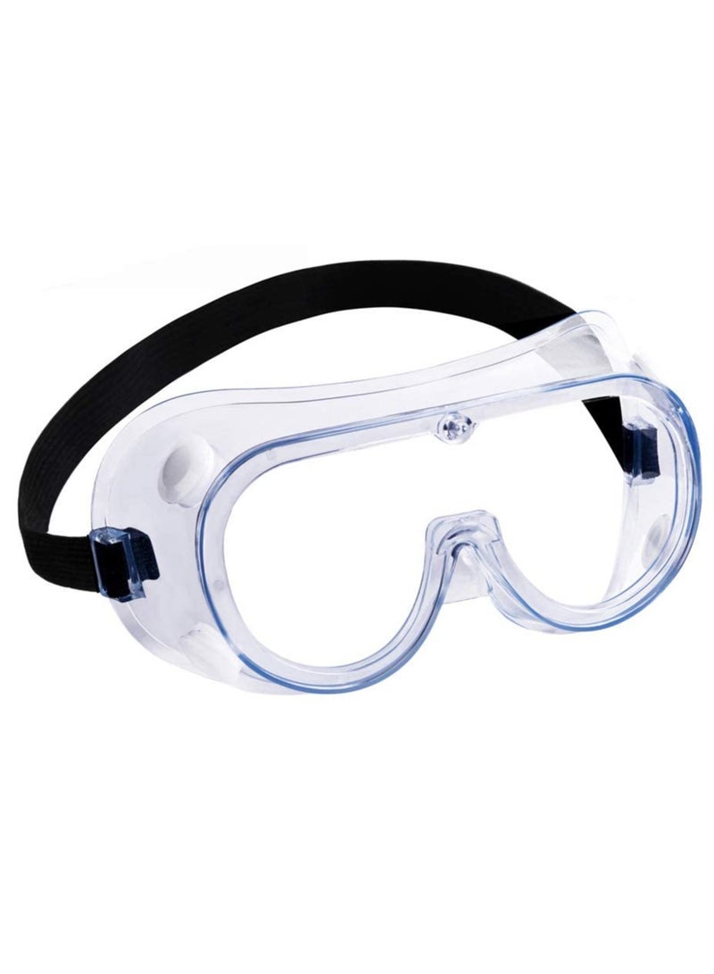 5 Pack Clear Protective Glasses Goggles Eye Safety Glasses for Construction, Shooting, Laboratory, Daily Life - Image 2