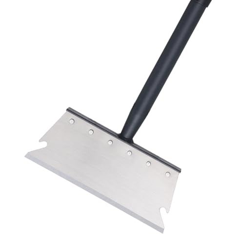 Pragmatist Garden Shovel, Ice Scraper, Multifunctional Cleaning Shovel with 59" Adjustable Handle Heavy Duty Garden Tool for Lawn Edging, Scraping, Weed and Ice Removal - Image 1