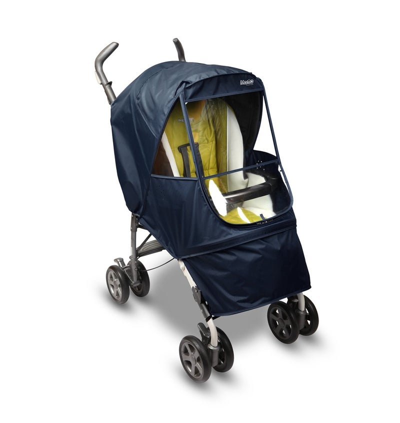 Manito Elegance Alpha Stroller Weather Shield/Rain Cover - Navy - Image 1