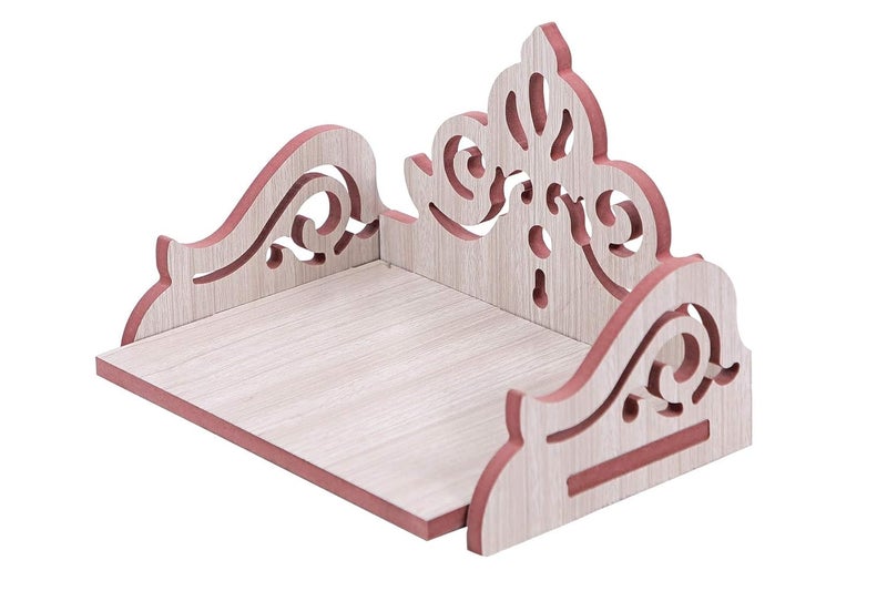HIOLTY Wooden Small Temple for HomePuja MandirWall Hanging and Table Top Home Mandir TempleHome Decor Beautiful Wooden Temple Y16 Hindolo White - Image 5