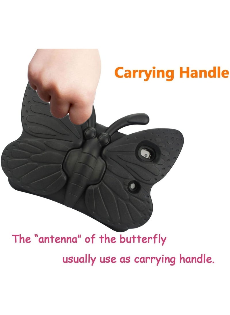 iPad 9th 8th 7th Generation Case Kids Girls, Cute Butterfly Shockproof EVA Foam Super Protection Stand Cover for iPad 2021 2020 2019 10.2" and iPad Air 3 Pro 10.5" - Image 4