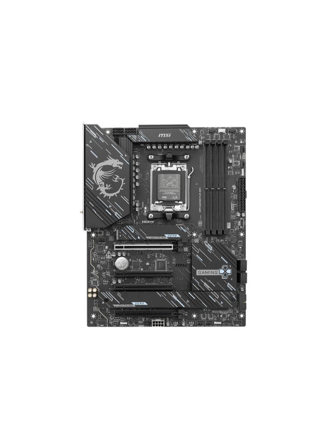 إم اس أي X870 GAMING PLUS WIFI Motherboard - AMD X870 Chipset, AM5 Socket, Supports AMD Ryzen™ 9000/8000/7000 Series, Up to 256GB DDR5 (8200-5600 MT/s), PCIe 5.0, 3x M.2, 4x SATA 6Gb/s, Wi-Fi 7, 5G LAN, Bluetooth 5.4, 4x USB 40Gbps Type-C, Realtek ALC897 Audio, RGB & EZ Debug LEDs | 911-7E47-005  - Image 5