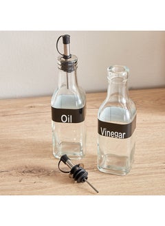 Home Box Essential 5-Piece Glass Cruet Set 11.5 x 23.6 x 11.5 cm  - Image 5