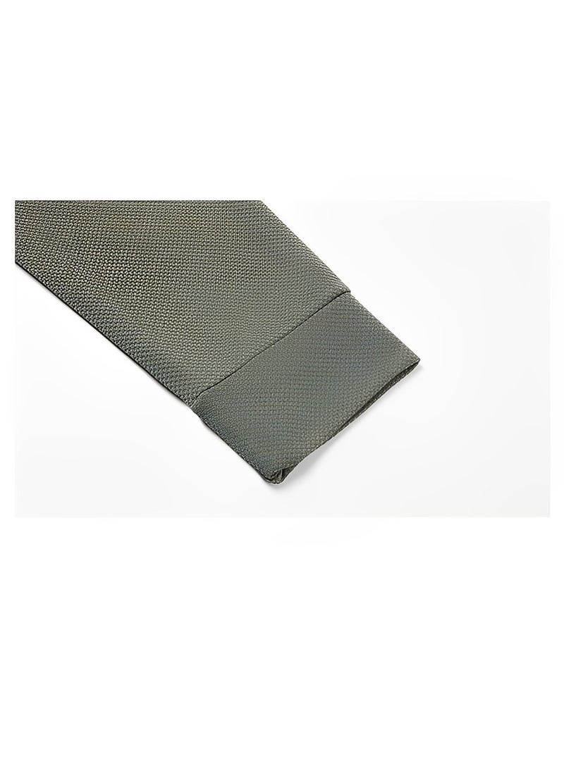 ريوكل قمصان بولو للرجال بأكمام طويلة، كاجوال، سادة، أنيقة، ملائمة جافة، مصممة للأداء، قمصان بولو جولف بياقة - Image 5