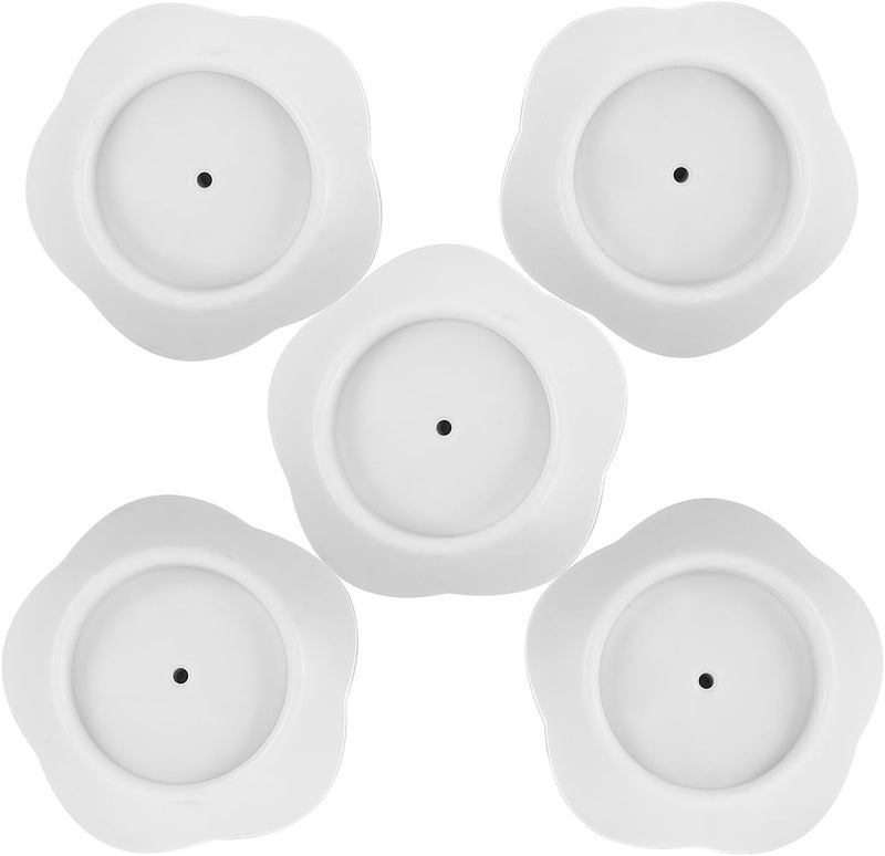 أجهزة حماية جدار البوابة وسلامة الحيوانات الأليفة، حاجز أمان بلاستيكي غير قابل للانزلاق مثبت على الحائط مع 5 قطع من الوسادات المضادة للانزلاق لباب المداخل وأبواب السلالم - Image 1