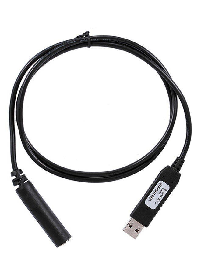 NIBEMINENT USB Cable Line 6.35mm Audio Jack Female for Switch Black - Image 1