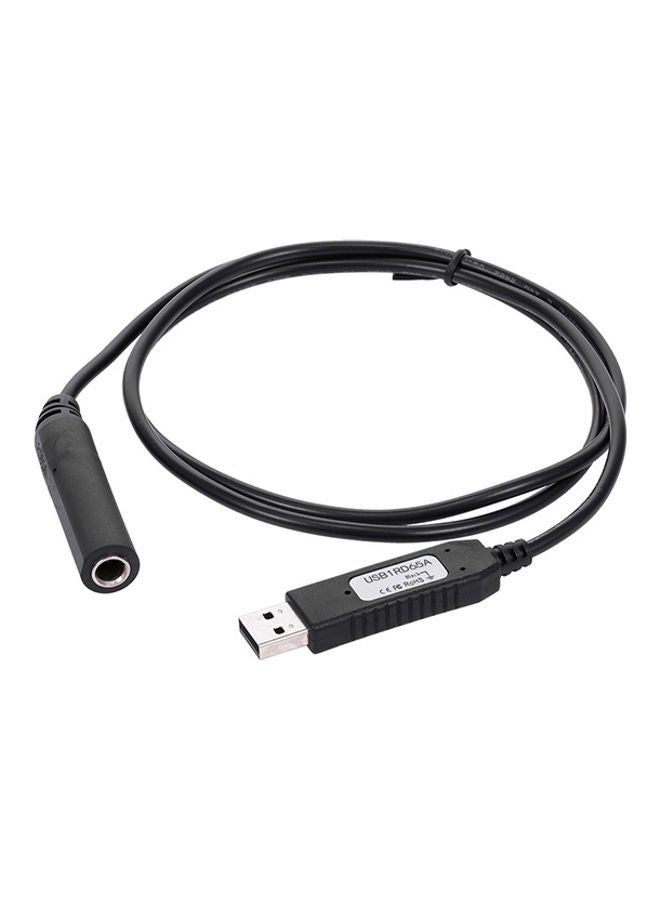 NIBEMINENT USB Cable Line 6.35mm Audio Jack Female for Switch Black - Image 2