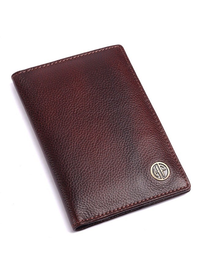  هاموندز فلاي كاتشر حافظة جواز سفر من الجلد الطبيعي من HAMMONDS FLYCATCHER، حامل جواز سفر للرجال والنساء - منظم مستندات إكسسوارات السفر، محفظة جواز سفر محمية بتقنية RFID مع فتحات بطاقات للرحلات - بني - Image 1