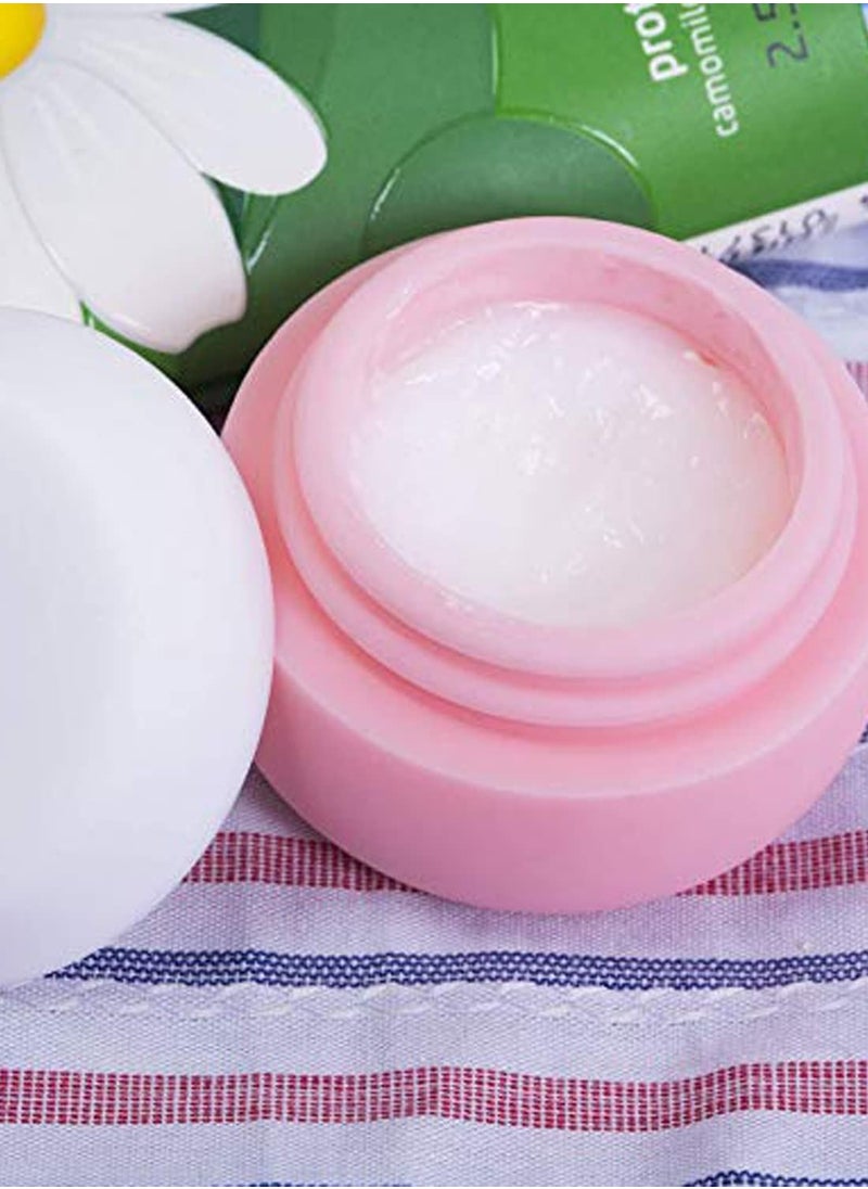 SYOSI - Travel Containers for Toiletries Silicone Cream Jars Travel Size Containers Leak-proof Travel Accessories with Lid for Cosmetic Makeup Face Body Hand Cream (4 PCS) - Image 1