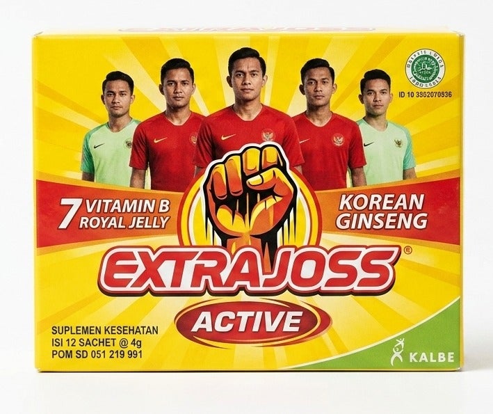 Extra Juice Energy Drink with Ginseng and Royal Jelly (12 sachets, 4 grams each)