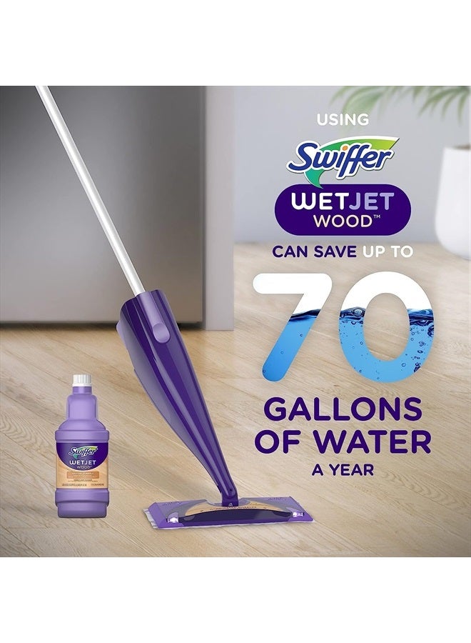 Swiffer WetJet Mops for Floor Cleaning, Hardwood Floor Cleaner, Mopping Refill Bundle, Includes: 20 Pads, 1 Cleaning Solution - Image 5
