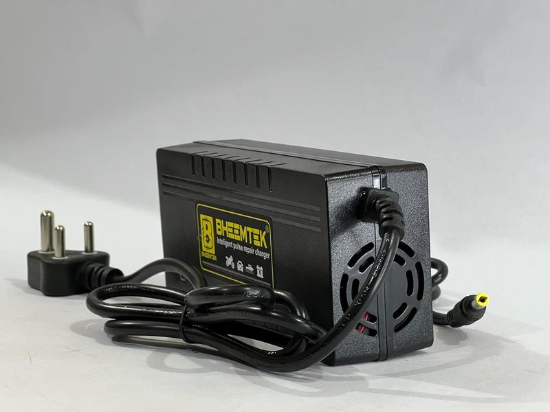 BHEEMTEK 36V 4A Fast Charger for Electric Bicycle, E-Bike, and Scooter, Compatible with 36V Lithium Battery, 5.5 x 2.5mm DC Jack Connector, Power Adapter for Battery Charging - Image 3