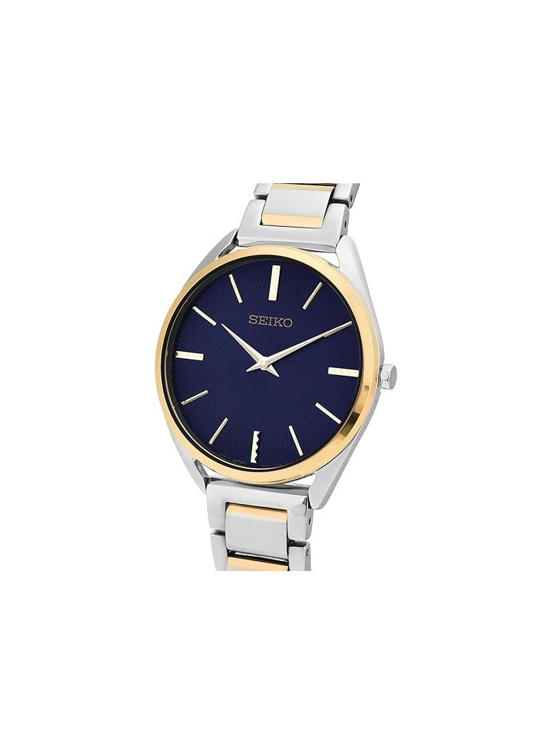 سيكو SEIKO Ladies' Hand Watch QUARTZ Stainless Steel Bracelet, Blue Dial SWR060P1 - Image 3