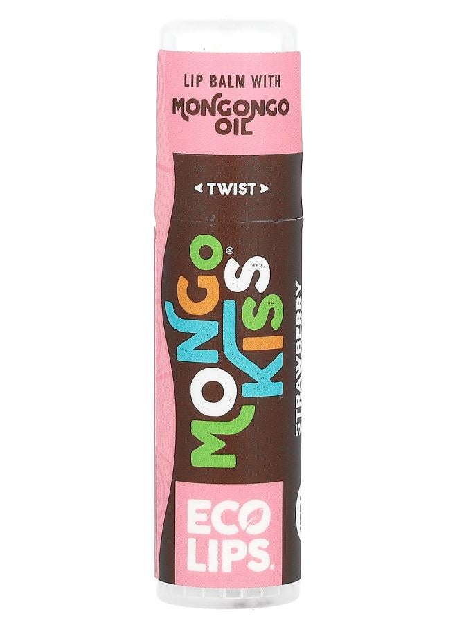 Eco Lips Mongo Kiss Lip Balm Strawberry Lavender 0.25 oz (7 g)