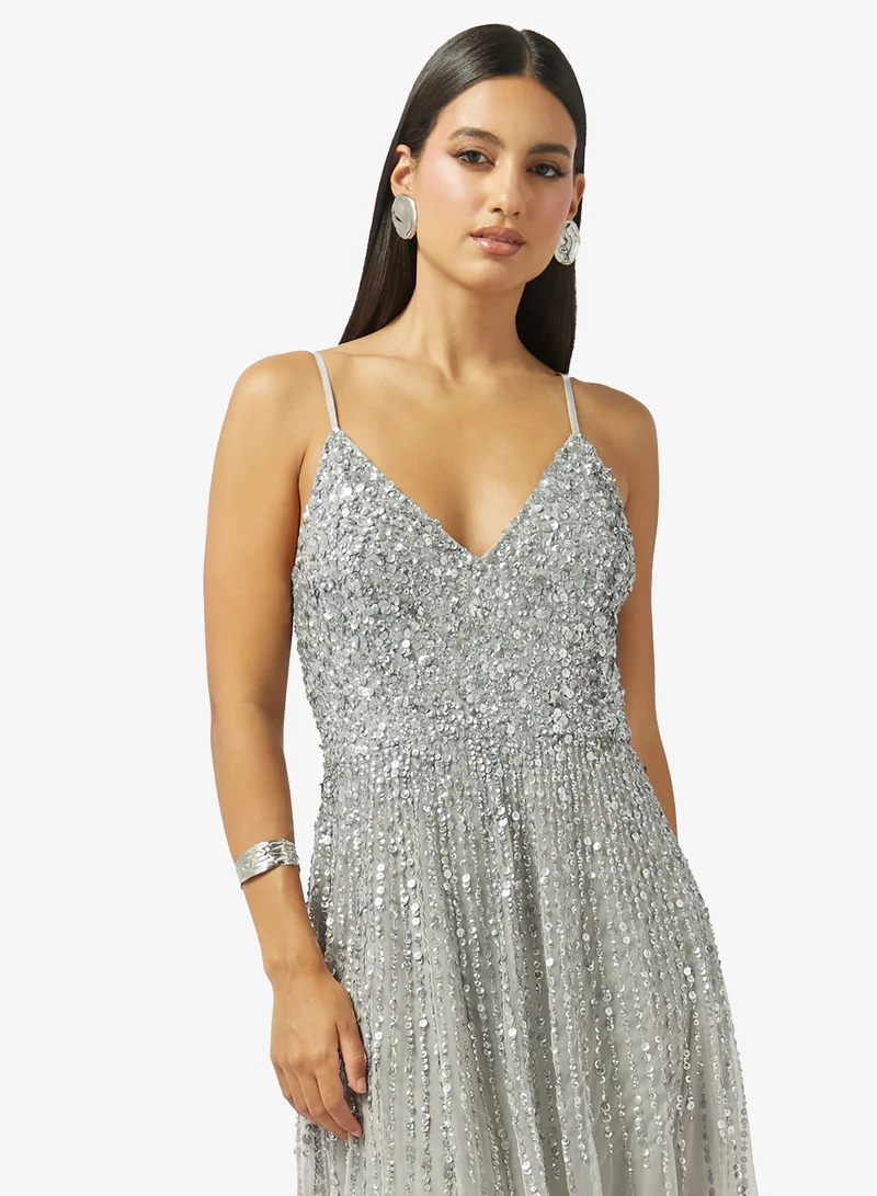 Namshi x  Beaded Evening Gown for Women | Best Price UAE