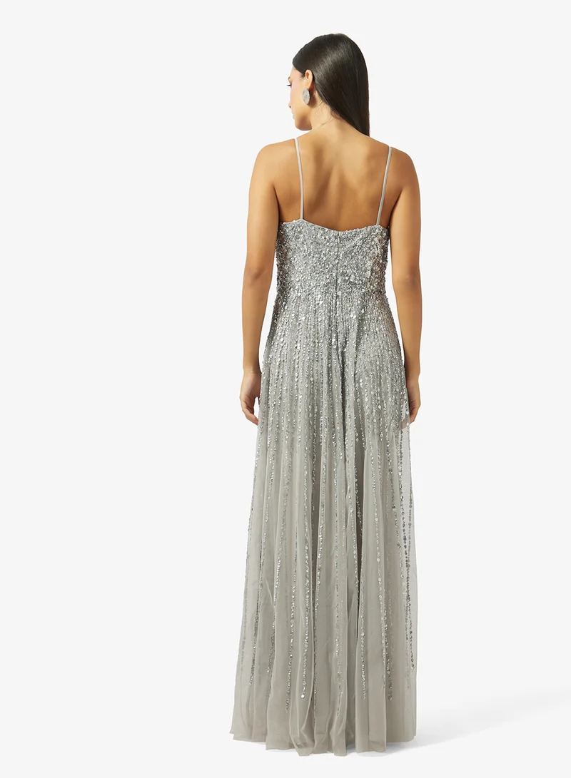 Namshi x  Beaded Evening Gown for Women | Best Price UAE