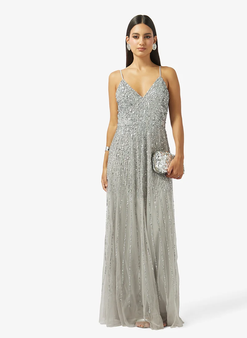 Namshi x  Beaded Evening Gown for Women | Best Price UAE