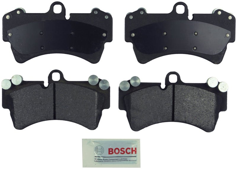 BOSCH BE1014 Blue Semi-Metallic Disc Brake Pad Set - Compatible With Select Audi Q7, R8; Porsche Cayenne; Volkswagen Touareg; FRONT - Image 1