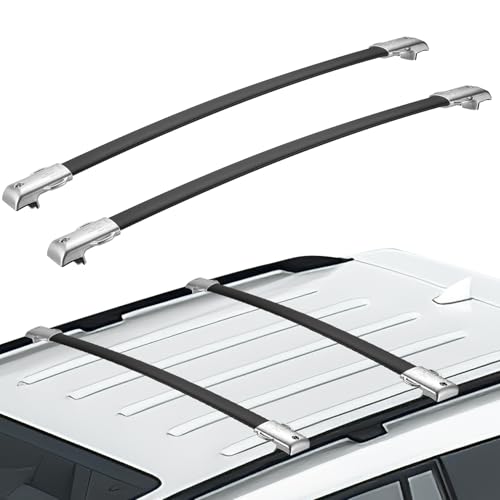JOYTUTUS Roof Racks Cross Bars Compatible with GX460 2010-2023, Aluminum Roof Rail Cross Bars, Low Wind Noise Rooftop Cargo Carrier Crossbars - Image 1