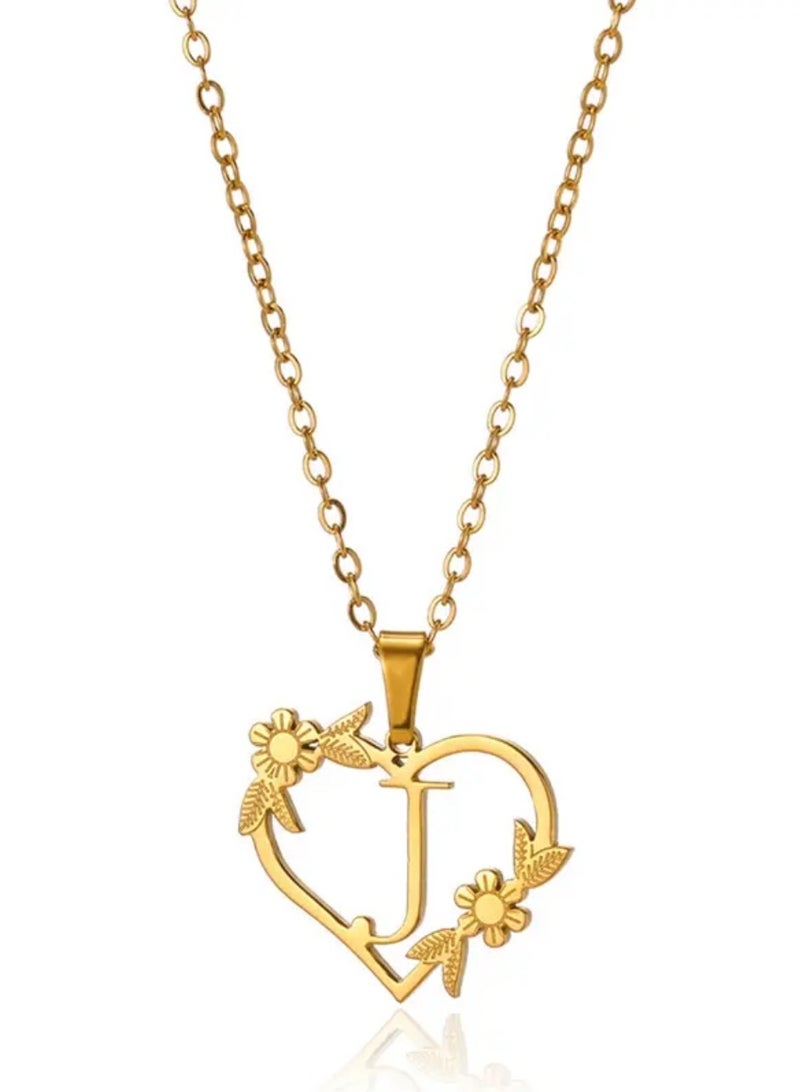 إيكوال سلسال نسائي مصنوع من الاستانلس ستيل مطلي باللون الذهبي - Image 2