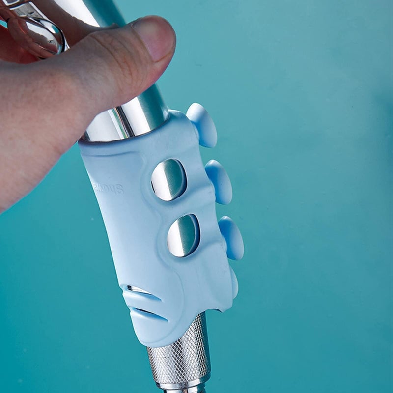 Silicone Shower Head Holder Set (3 Pieces) - Random Color Hand Shower Holders with Suction, Now in 床 Amazin