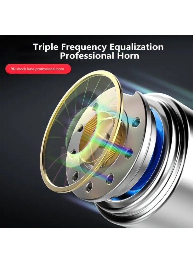 High-Quality Semi In-Ear Wired Headphones with Microphone - Perfect for Mobile Phones, Computers, Games, Karaoke & More! Pink - Image 3