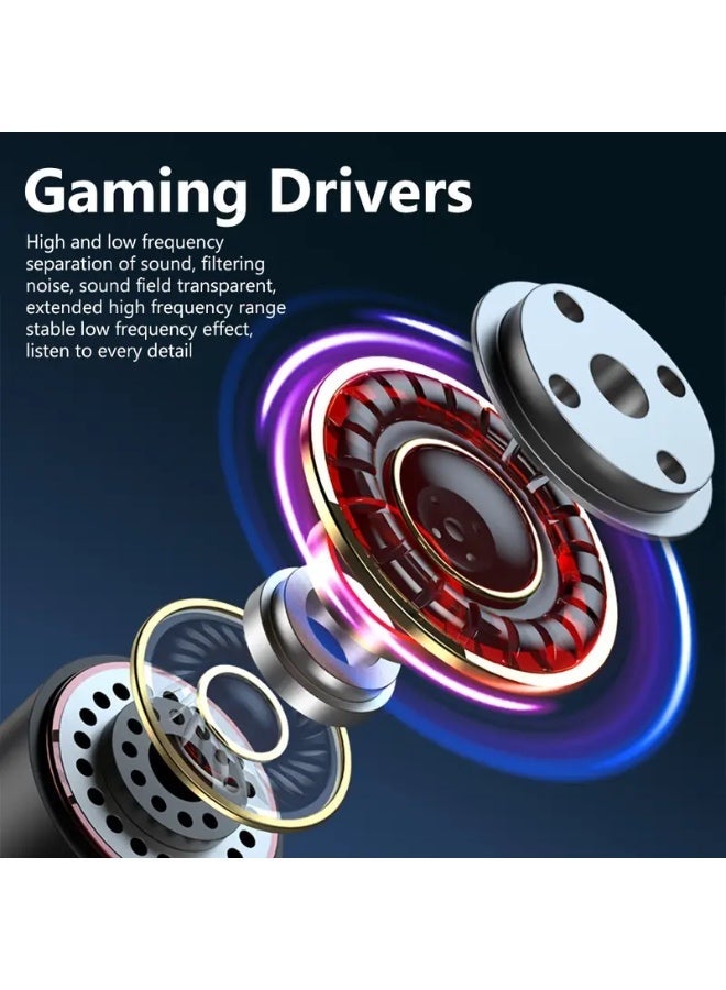 High-Quality Semi In-Ear Wired Headphones with Microphone - Perfect for Mobile Phones, Computers, Games, Karaoke & More! Pink - Image 5