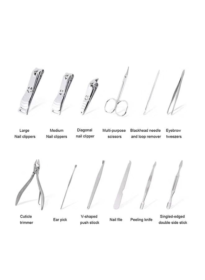 ORiTi 12-Piece Nail Clippers  Manicure And Pedicure Set - Image 5