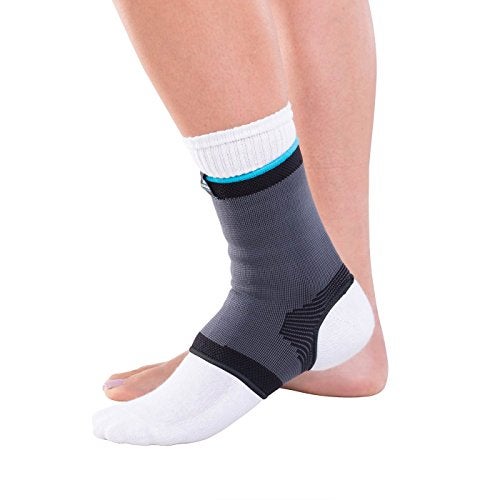 DonJoy Advantage Elastic Ankle for Sprains, Strains, Swelling, Arthritis - Easy to Apply Elastic Stretch Fabric with Open-heel Design - Black, Fits Left or Right, Medium fits 8.5" - 9.5" - Image 5