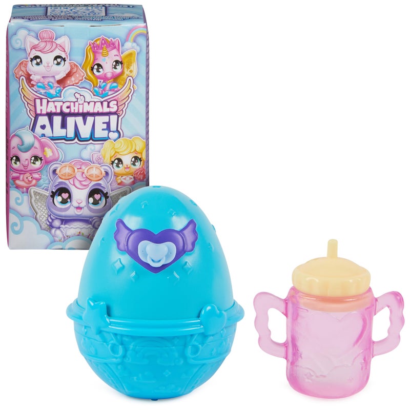 Hatchimals Alive, 1-Pack Blind Box Surprise Mini Figures Toy in Self-Hatching Egg (Style May Vary), Kids Toys for Girls and Boys Ages 3 and up - Image 1