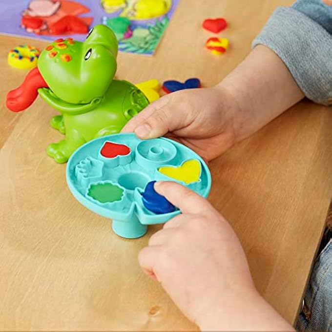 PLAY-DOH FROG N COLORS STARTER SET WITH PLAYMAT, PRESCHOOL TOYS FOR 3 YEAR OLD GIRLS & BOYS & UP, PRESCHOOL CRAFTS FROG TOY & 4 MODELING COMPOUND COLORS - Image 4