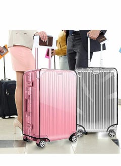 Excefore Transparent Pvc Suitcase Cover 24 28 30 Inch Suitable For Wheeled Suitcases, No Need To Remove The  - Image 4