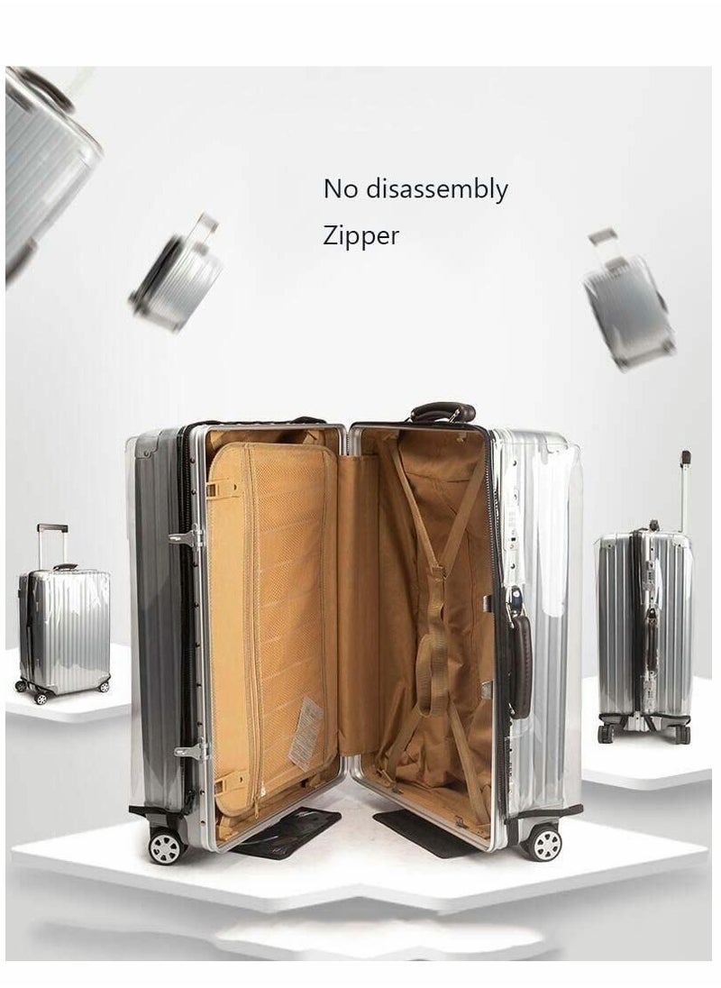 Transparent Pvc Suitcase Cover 24 28 30 Inch Suitable For Wheeled Suitcases, No Need To Remove The - pzsku/Z741C94E11B490019D840Z/45/_/1695729328/7ca12f34-c47e-4d2e-9eb1-304c22768f21