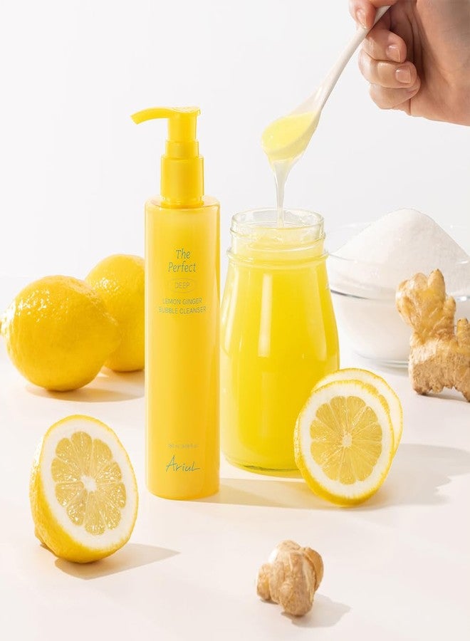 Ariul Lemon Ginger Bubble Cleanser Makeup Remover Honey Toning Brightening - Image 5