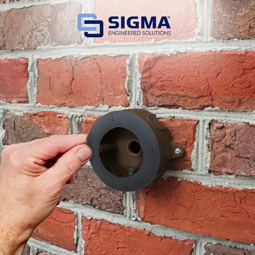 SIGMA ENGINEERED SOLUTIONS 14002 Round Weatherproof Gasket, 4-inch Compatibility, Black, 2-Pack - Image 3