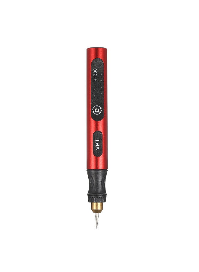 Mini Cordless Rotary Tool 3-Speed 5V Rechargeable Rotary Tool Kit with 4 Grinding Bits USB Charging Multi-Purpose Power Tool for Sanding Polishing Drilling Etching Engraving DIY Crafts  - Image 2
