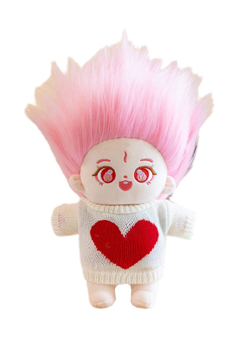 30 CM Cartoon Cute Sweater Little Girl Plush Toy Soft Stuffed Doll For Girls And Boys All Ages Gift (Style D)  - Image 1