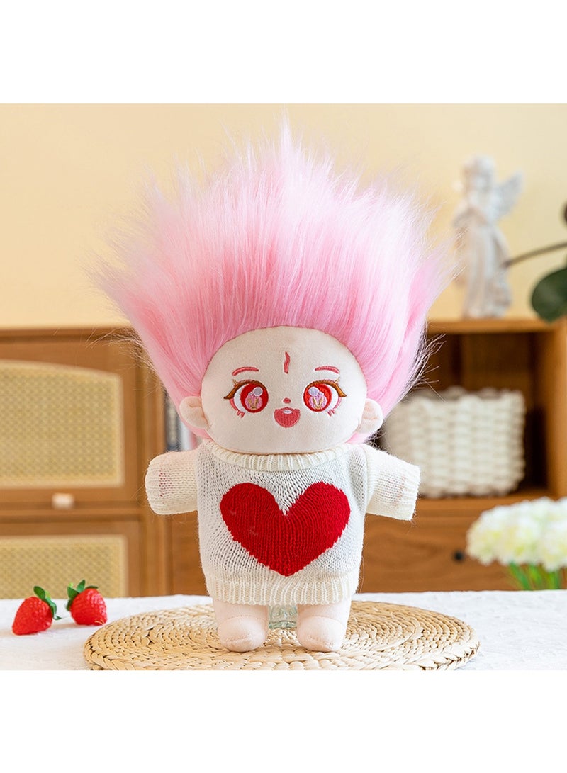 30 CM Cartoon Cute Sweater Little Girl Plush Toy Soft Stuffed Doll For Girls And Boys All Ages Gift (Style D)  - Image 3