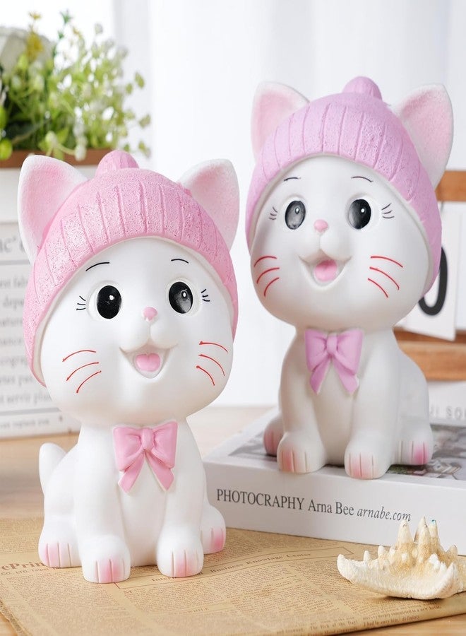 Sajani Cute Cartoon Portable Piggy Bank, Creative Coin Bank for Boys and Girls, Decorative Money Saving Box for Birthday Present, Best Return Gifts for Kids (Pack of 1) (Purple - Cat) - Image 5